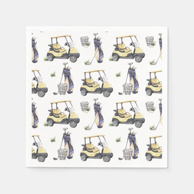 Golf Paper Napkins (Front)