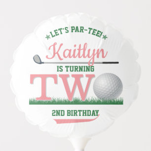 Golf PAR-TEE 2nd Birthday Balloon