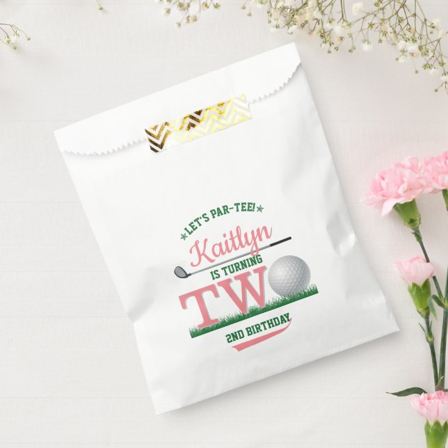 Golf PAR-TEE 2nd Birthday Favor Bag (Sealed)