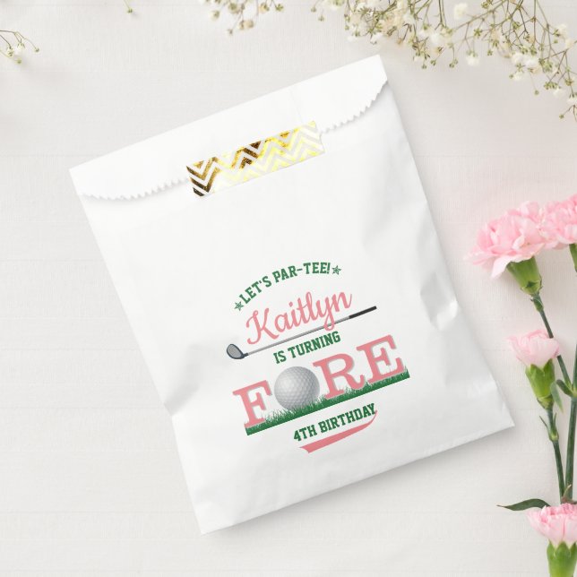 Golf PAR-TEE 4th Birthday Favor Bag (Sealed)