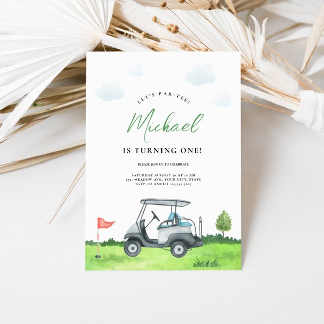 Golf Par-Tee Birthday Invitation (Creator Uploaded)