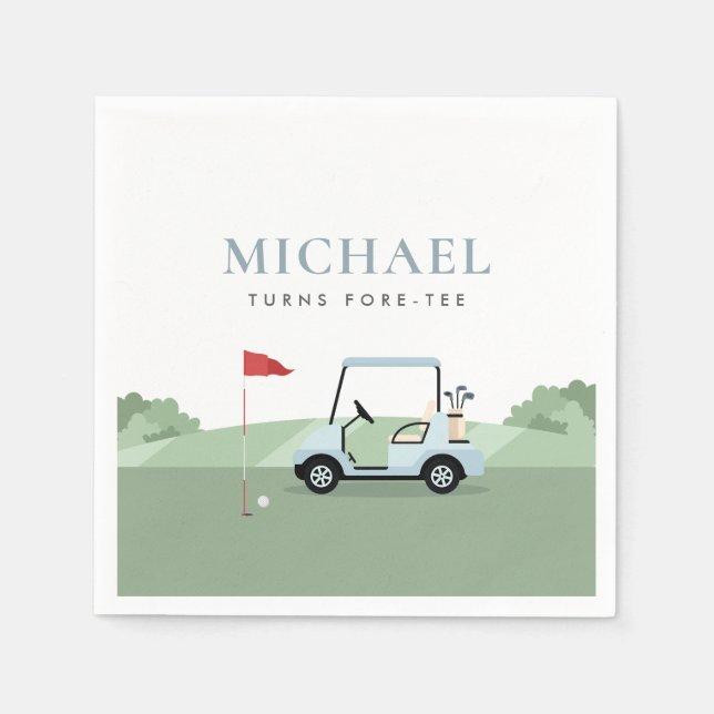 Golf Par-tee Napkins (Front)