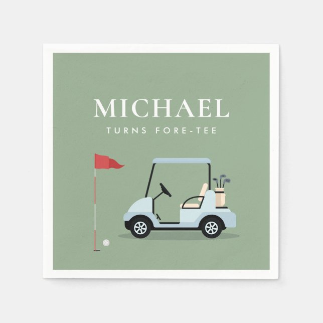 Golf Par-tee Napkins (Front)