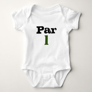 Golf Par tee one year old for baby golfer birthday