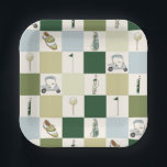 Golf Par Tee  Paper Plates<br><div class="desc">Serve up fun at your golf-themed party with these stylish Golf Party Paper Plates! Featuring a playful yet classy golf-inspired design, these plates are perfect for birthday celebrations, retirement parties, golf tournaments, or any "par-tee!" Made from durable, high-quality paper, they can handle all your party snacks, from finger foods to...</div>