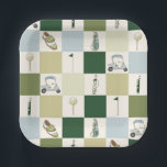 Golf Par Tee  Paper Plates<br><div class="desc">Serve up fun at your golf-themed party with these stylish Golf Party Paper Plates! Featuring a playful yet classy golf-inspired design, these plates are perfect for birthday celebrations, retirement parties, golf tournaments, or any "par-tee!" Made from durable, high-quality paper, they can handle all your party snacks, from finger foods to...</div>