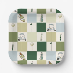 Golf Par Tee  Paper Plates