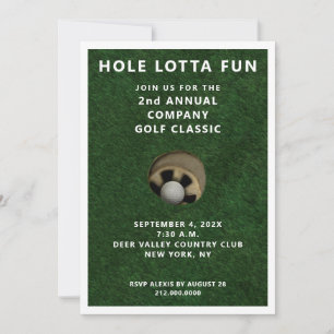 Golf Party Event Invitation