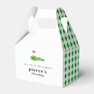 Golf Party Favor Boxes