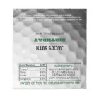 Golf Party Favor Chocolate Candy Wrappers