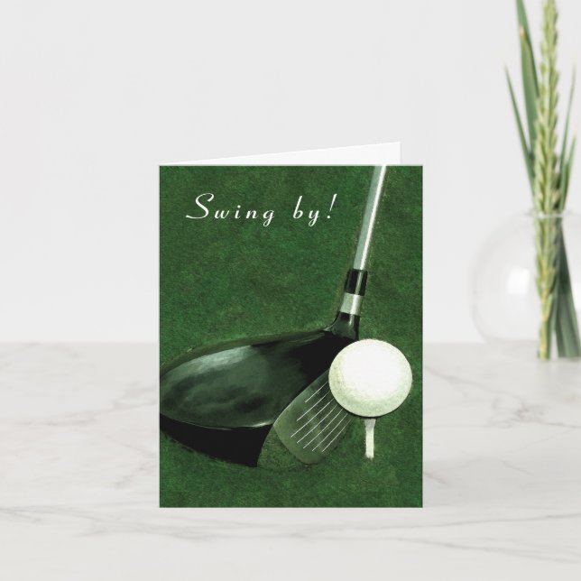 Golf Party Invitation (Front)