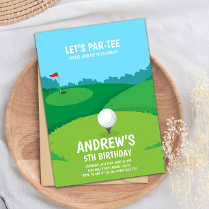 Golf Party Invitation