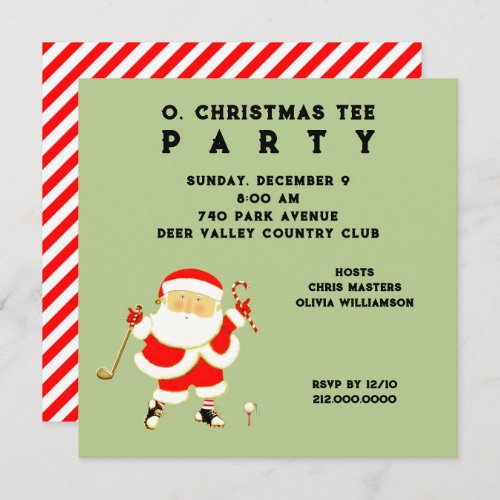 Golf Party Invitations