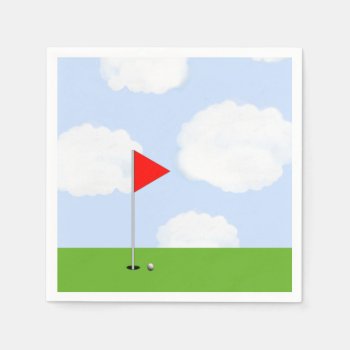Golf Party Napkins by ebbies at Zazzle