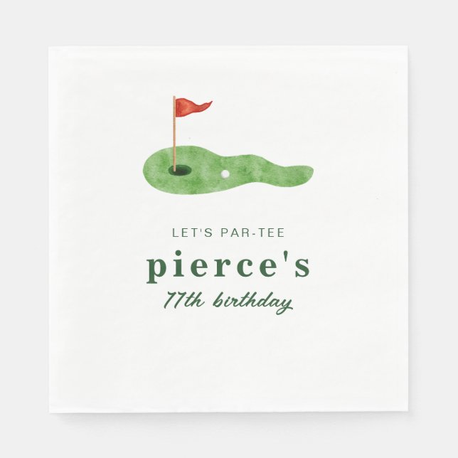 Golf Party Napkins (Front)