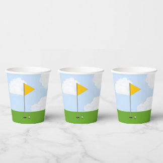 Golf Party Paper Cups