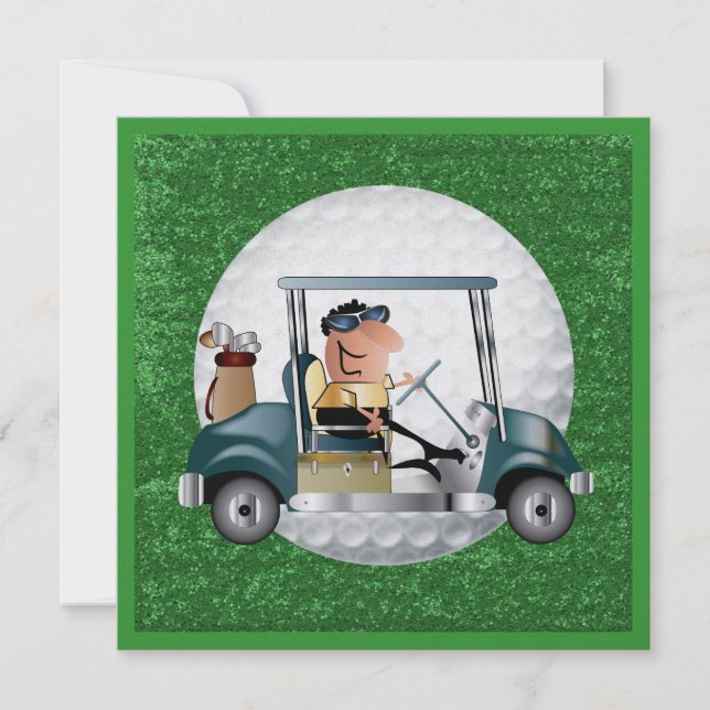 Golf Party - SRF Invitation (Front)