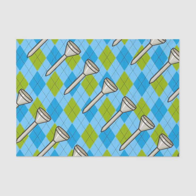 Golf Party Tissue Paper (Front)