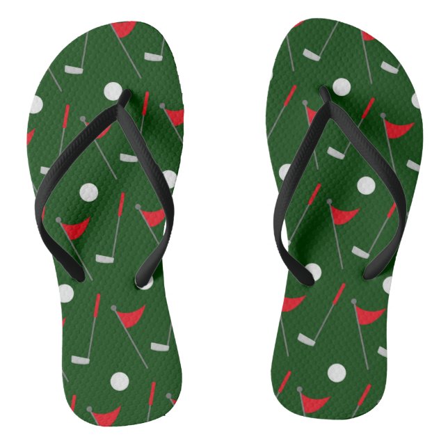 Golf pattern  flip flops (Footbed)