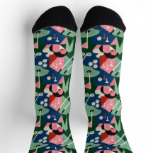 Golf pattern socks | Repeating golf design