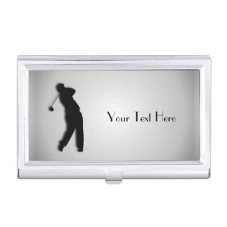 Golf Personalized Business Card Case