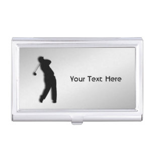Golf Personalized Business Card Holder