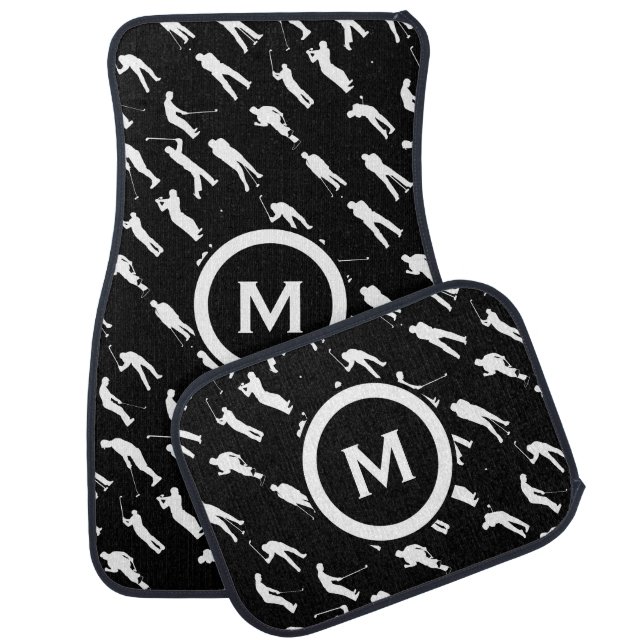 Golf Personalized Monogram Car Mats (Set)