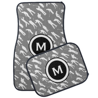 Golf Personalized Monogram Car Mats