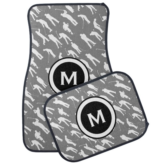 Golf Personalized Monogram Car Mats (Set)