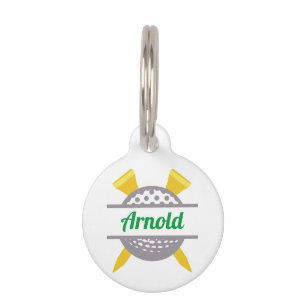 Golf Personalized Pet ID Tag