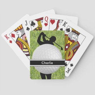 Golf Personalized Playing Cards