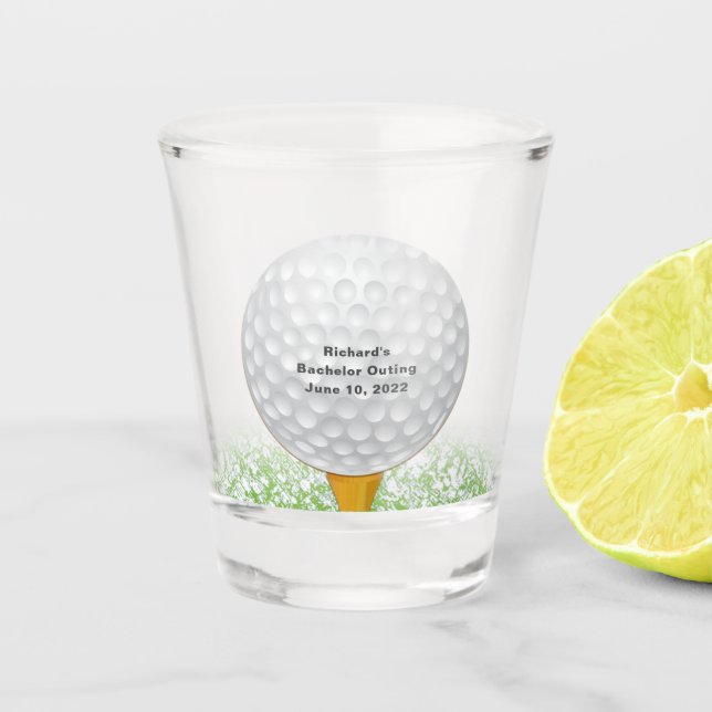 Golf Personalized Shot glass (Front)