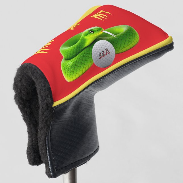 Golf personalized  -snake- Gifts Head Cover (3/4 Front)