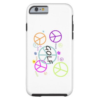 Golf Phone Case by PolkaDotTees at Zazzle