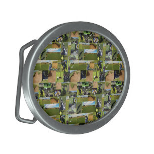 Golf Photo Collage, Belt Buckle