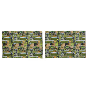 Golf Photo Collage, Pillow Case