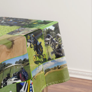 Golf Photo Collage, Tablecloth
