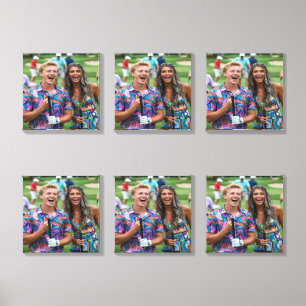 Golf Photo Customize Personalize Canvas Photo Tile