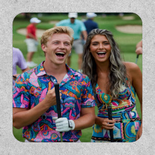 Golf Photo Customize Personalize Patch