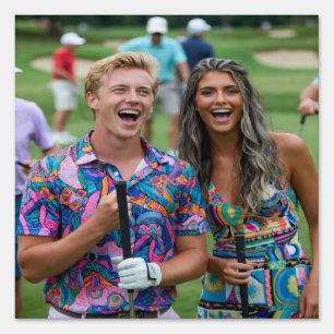 Golf Photo Customize Personalize Sign