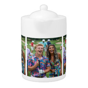 Golf Photo Customize Personalize Teapot