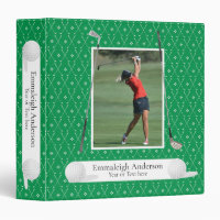 Golf Photo Green Binder