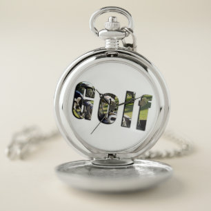 Golf Picture Logo, Pocket Watch