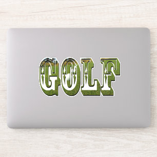 Golf Picture Logo, Sticker