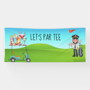 Golf Pilot Let’s Par tee Banner