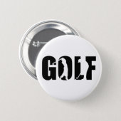 Golf Pinback Button (Front & Back)