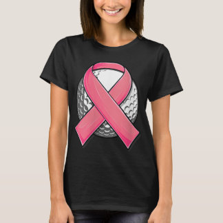 golf pink breast cancer for women men T-Shirt