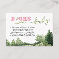 Golf Pink Girl Baby Shower Par-Tee Books For Baby