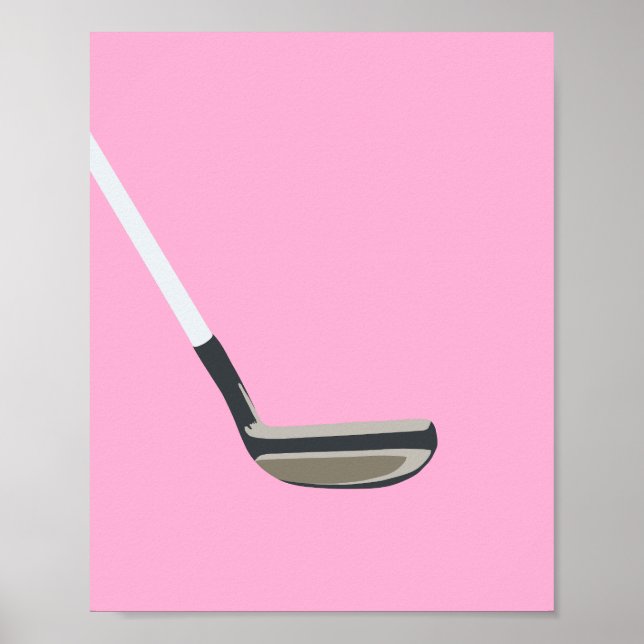 Golf Pink Poster (Front)