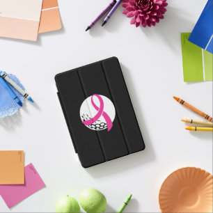 Golf Pink Ribbon Breast Cancer Awareness iPad Mini Cover